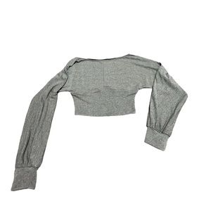 Buff Bunny Women's Grey Cropped Activewear/ Yoga Top size Xs 🤩🤩OBO🤩🤩